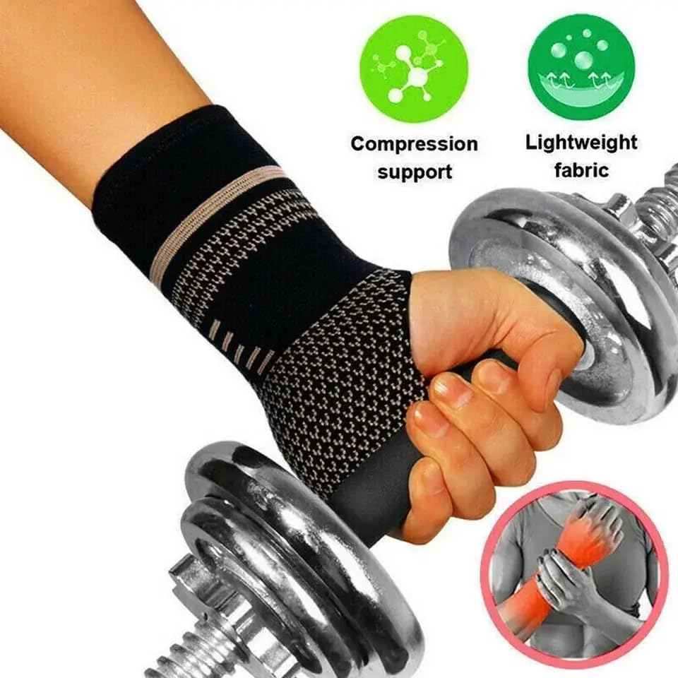 Jesata Copper Compression Hand & Wrist Sleeve Brace