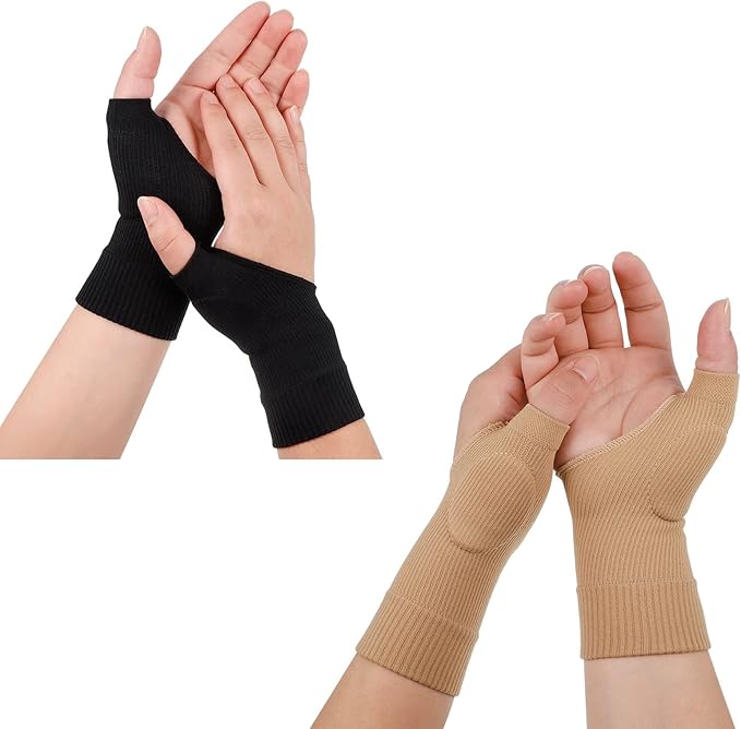 Dacitiery 2 Pairs Gel Hand Wrist Support Brace
