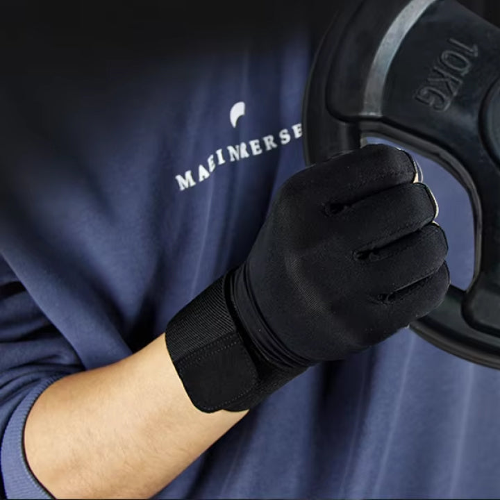 Adjustable Fingerless Compression Gloves for Wrist Support & Arthritis