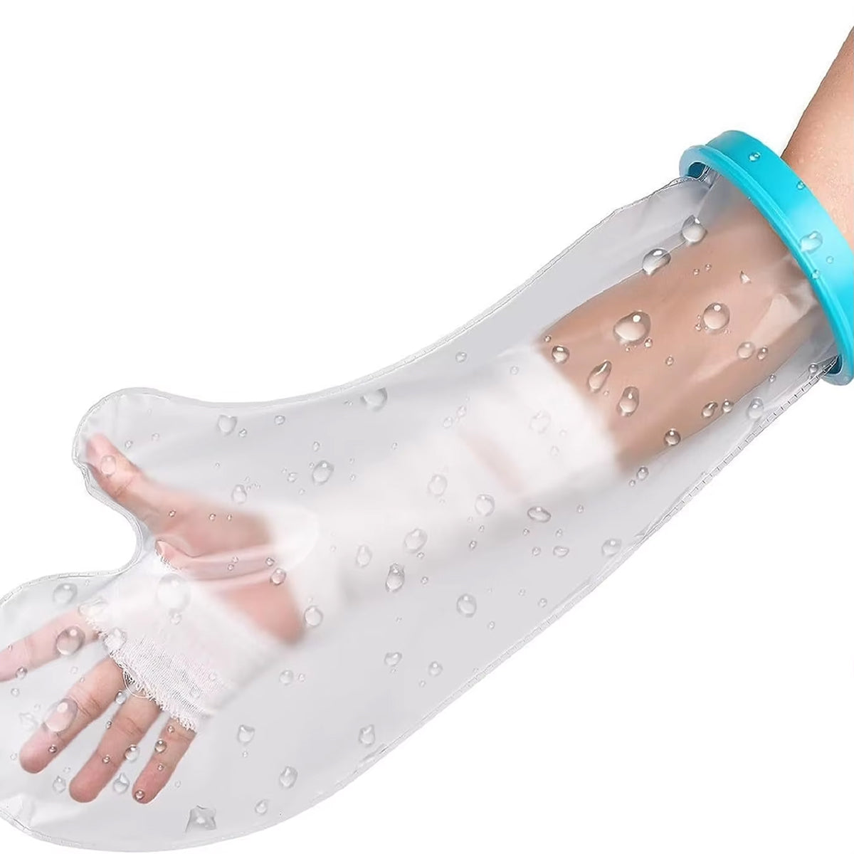 Reusable Waterproof Shower Cover for Arm Cast & Bandages – Watertight Silicone Protector for Adults