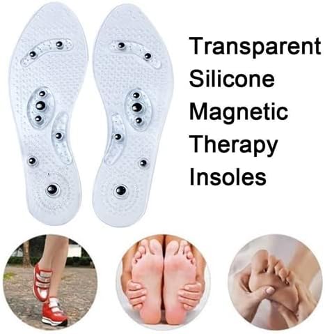 Magnetic Insoles Breathable Massage Therapy with Acupressure