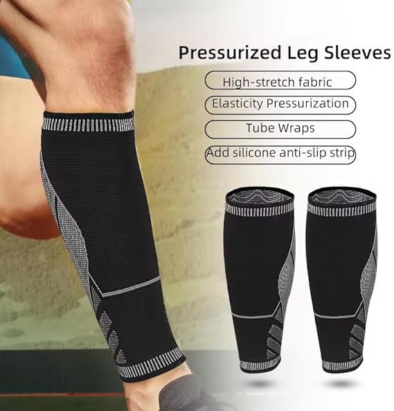 Atan Elastic Calf Compression Sleeve for Men & Women