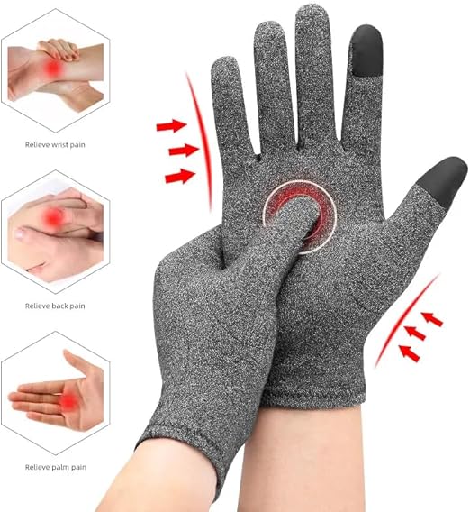 Full Compression Gloves with Touch Screen Finger