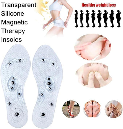 Magnetic Insoles Breathable Massage Therapy with Acupressure