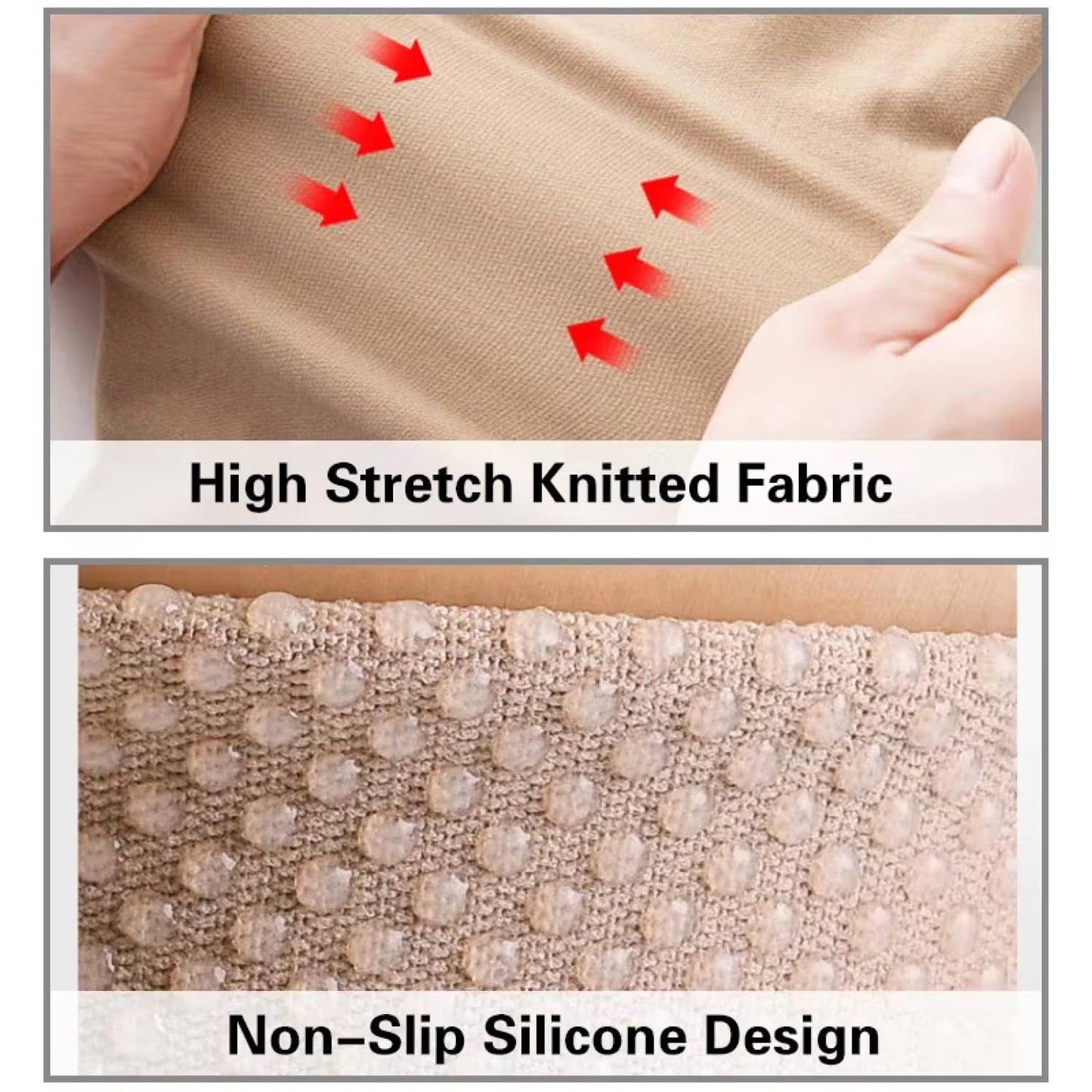 Atan Premium Knee Compression Brace with Non-Slip Silicone Grip – Pain Relief for Arthritis, Injury Recovery & Joint Support – Breathable, Lightweight Knee Braces for Men & Women