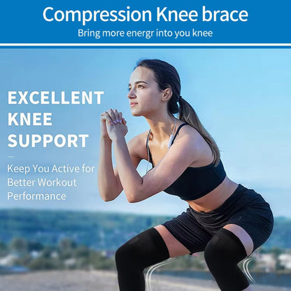 Atan Premium Knee Compression Brace with Non-Slip Silicone Grip – Pain Relief for Arthritis, Injury Recovery & Joint Support – Breathable, Lightweight Knee Braces for Men & Women