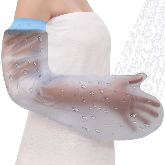 Reusable Waterproof Shower Cover for Arm Cast & Bandages – Watertight Silicone Protector for Adults