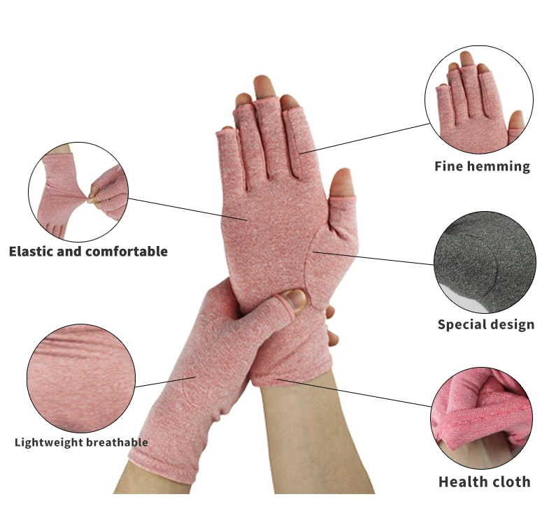 Jesata Compression Gloves for Wrist Support & Hand Therapy