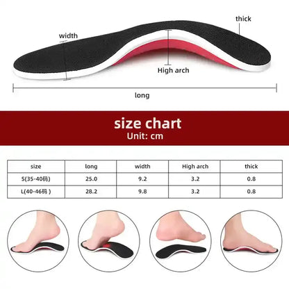 Full Length Cushioning Shoe Insoles